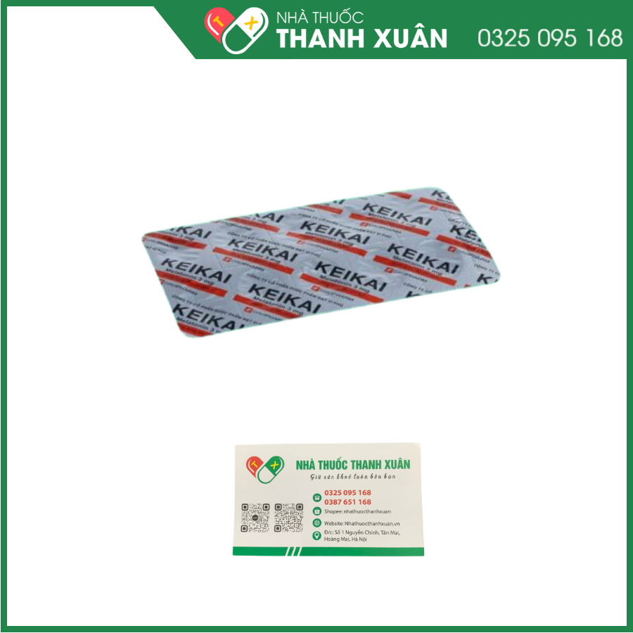 Viên uống Keikai - Điều trị chứng mất ngủ ở người bệnh từ 55 tuổi trở lên